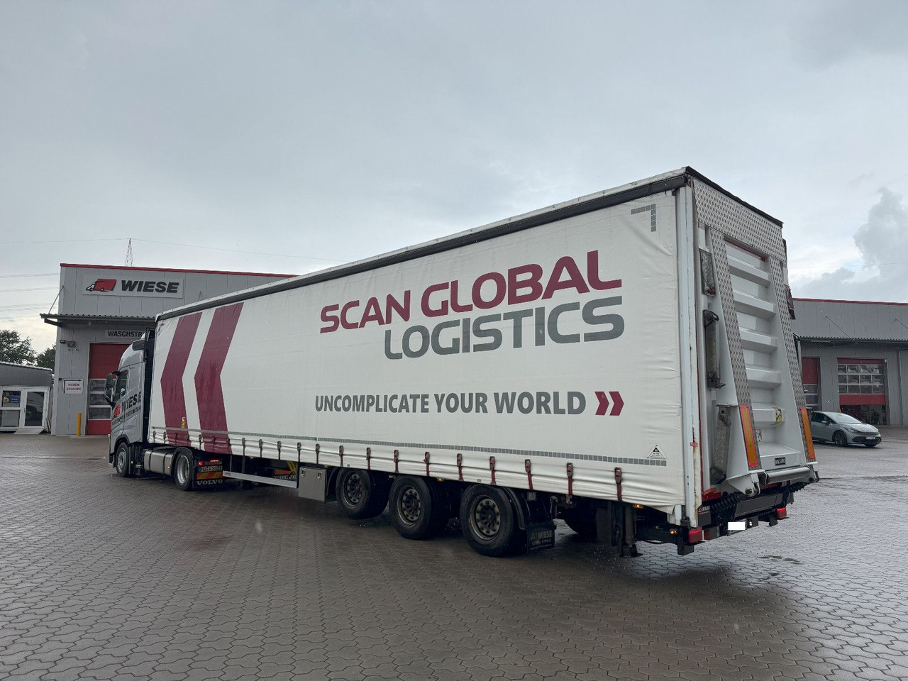 Wiese Mega Schiebeplane mit Dhollandia Rampe 9t - Curtainsider semi-trailer: picture 1 Wiese Mega Schiebeplane mit Dhollandia Rampe 9t - Curtainsider semi-trailer: picture 1