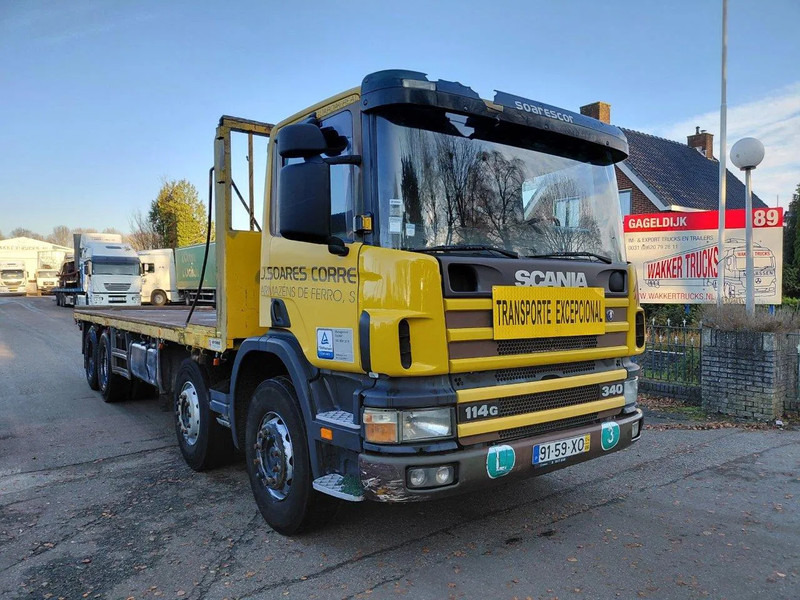Scania P114-340 114G 340 BIG AXLE FULL STEEL SPRING 3+3 MANUAL GEARBOX - Dropside/ Flatbed truck: picture 3 Scania P114-340 114G 340 BIG AXLE FULL STEEL SPRING 3+3 MANUAL GEARBOX - Dropside/ Flatbed truck: picture 3