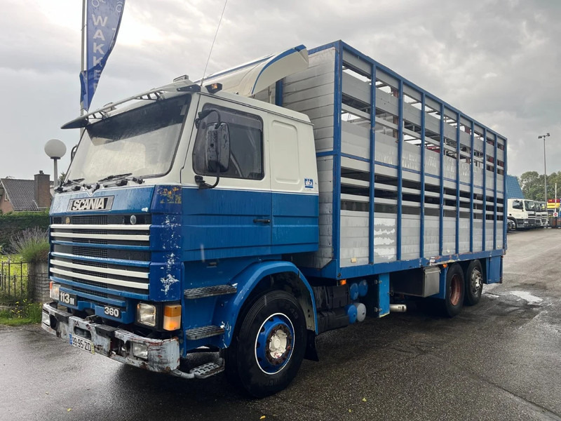 Scania R113-360 2 DECK LIFESTOCK truck in good condition - Livestock truck: picture 1 Scania R113-360 2 DECK LIFESTOCK truck in good condition - Livestock truck: picture 1