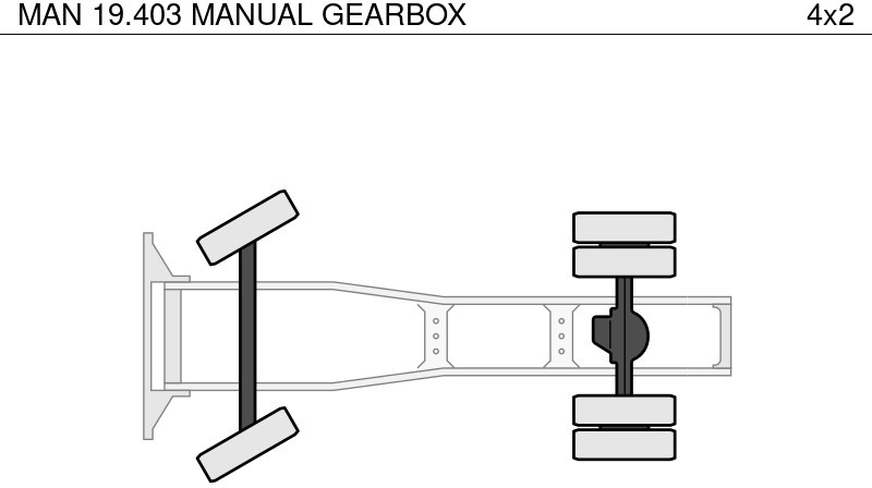 Tractor unit MAN 19.403 MANUAL GEARBOX: picture 9