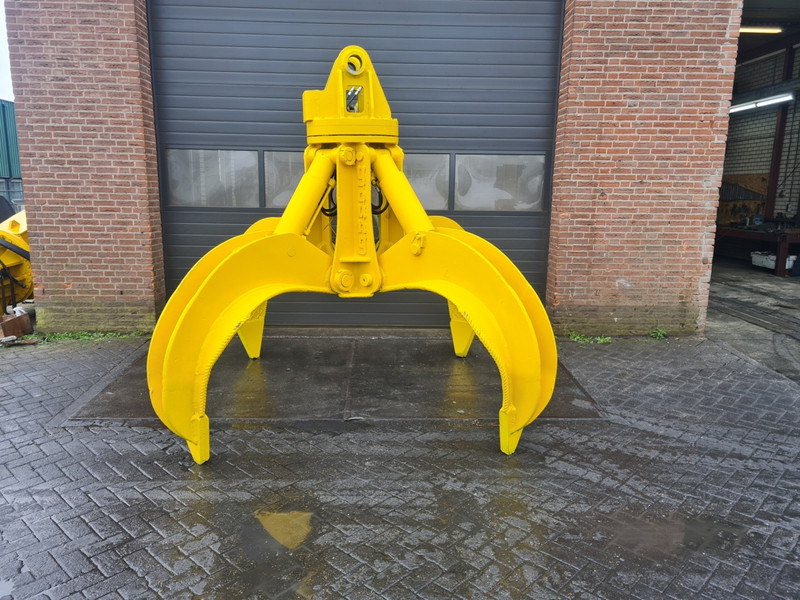 Grapple young lo-200d orange peel grapple 5 tyne grapple scrap grab sennebogen liebherr atlas: picture 1
