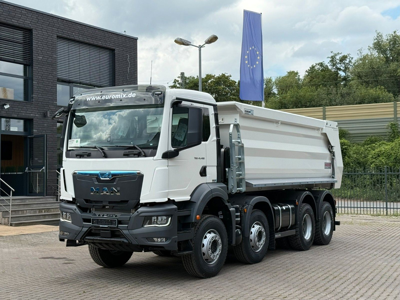 MAN TGS 41.480 BB 8X4 Euromix Mulden Kipper HARDOX - Tipper: picture 4 MAN TGS 41.480 BB 8X4 Euromix Mulden Kipper HARDOX - Tipper: picture 4