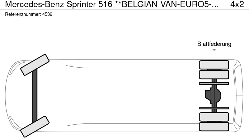 Panel van Mercedes-Benz Sprinter 516 **BELGIAN VAN-EURO5-AUTOMAAT**: picture 20
