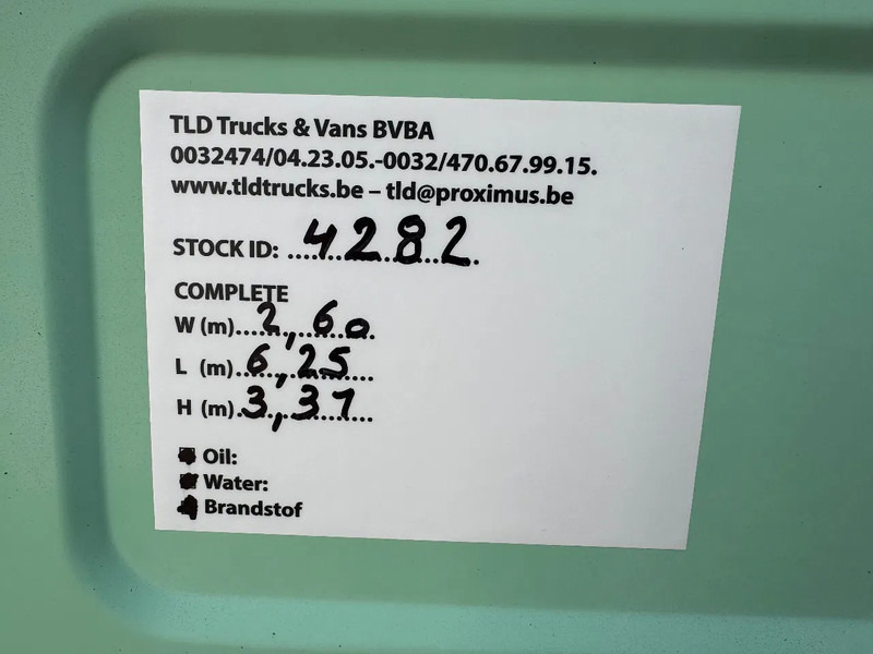 Box truck Volvo FL 180 **GENERATOR 100Kva MERCEDES V6**: picture 17