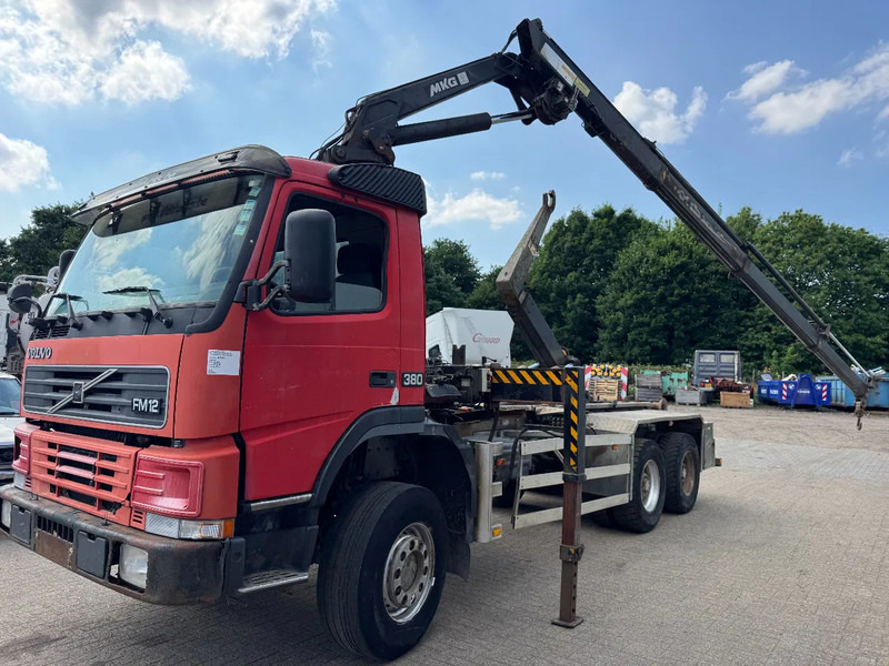 Volvo FM 12.380 **6X6-BELGIAN TRUCK-FULL STEEL-BIG AXXLE** - Hook lift truck, Crane truck: picture 1 Volvo FM 12.380 **6X6-BELGIAN TRUCK-FULL STEEL-BIG AXXLE** - Hook lift truck, Crane truck: picture 1