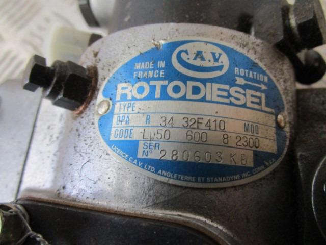 CAV ROTO DPA DIESEL FUEL INJECTION PUMP TYPE 3432F410 - Fuel processing/ Fuel delivery for Truck: picture 2 CAV ROTO DPA DIESEL FUEL INJECTION PUMP TYPE 3432F410 - Fuel processing/ Fuel delivery for Truck: picture 2