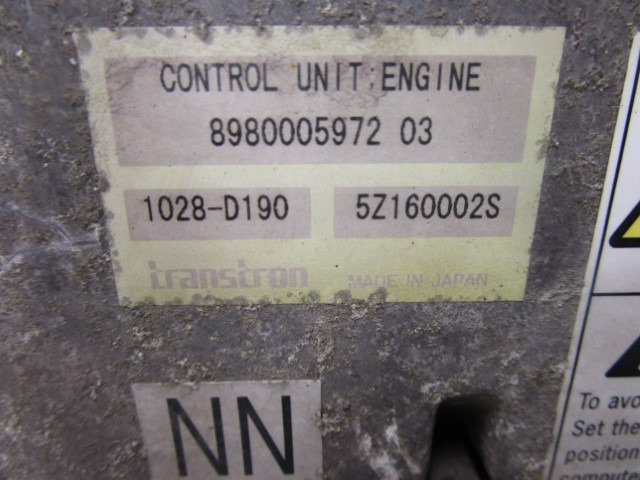 ISUZU NQR 5.2 ENGINE ECU 8980005972 03 - ECU for Truck: picture 2 ISUZU NQR 5.2 ENGINE ECU 8980005972 03 - ECU for Truck: picture 2