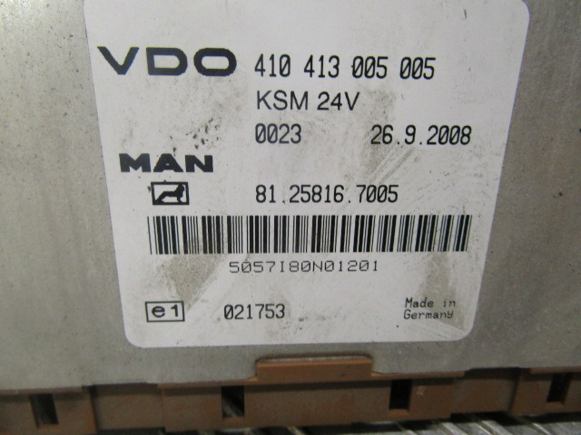 MAN TGM/TGS KSM CONTROL UNIT 81.25816.7005 - Electrical system for Truck: picture 2 MAN TGM/TGS KSM CONTROL UNIT 81.25816.7005 - Electrical system for Truck: picture 2