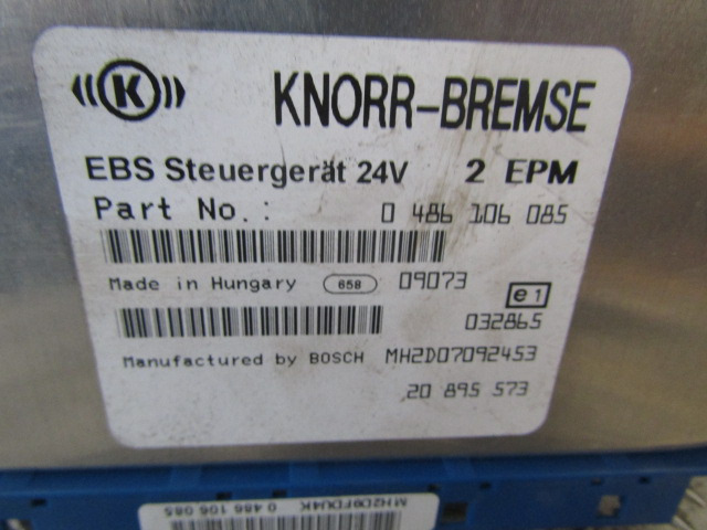 VOLVO FE EBS ECU P/NO 0486106 085 - ECU for Truck: picture 2 VOLVO FE EBS ECU P/NO 0486106 085 - ECU for Truck: picture 2