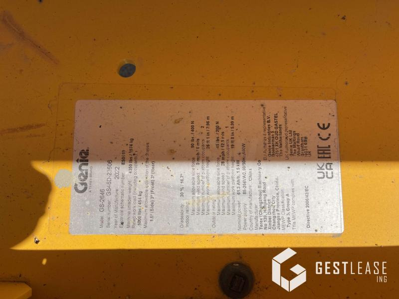 Leasing of Genie GS-2646 Genie GS-2646: picture 17 Leasing of Genie GS-2646 Genie GS-2646: picture 17