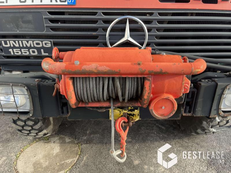 Mercedes UNIMOG 1550 L - Curtain side truck: picture 5 Mercedes UNIMOG 1550 L - Curtain side truck: picture 5