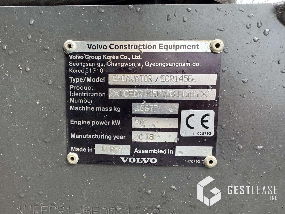 Leasing of Volvo ECR145 EL Volvo ECR145 EL: picture 8