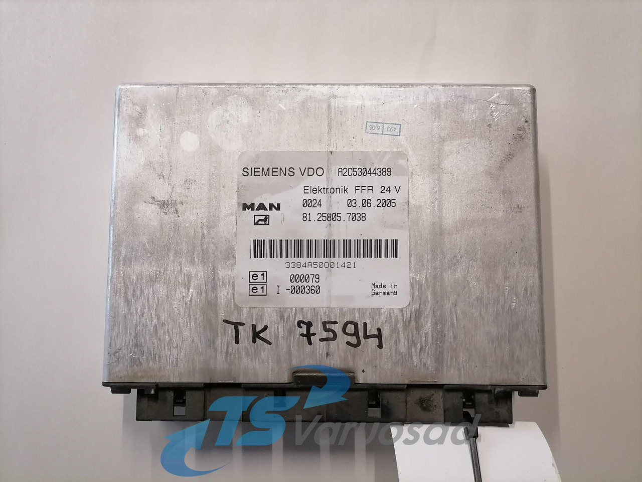 MAN Ecu, FFR 81258057038 - ECU for Truck: picture 1 MAN Ecu, FFR 81258057038 - ECU for Truck: picture 1