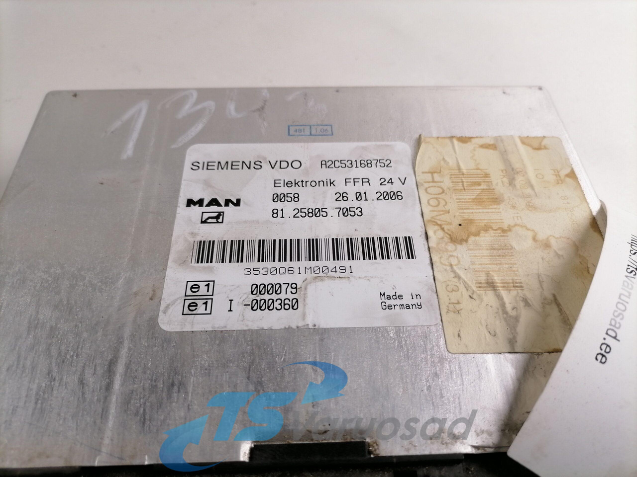 MAN Ecu, FFR 81258057053 - ECU for Truck: picture 2 MAN Ecu, FFR 81258057053 - ECU for Truck: picture 2