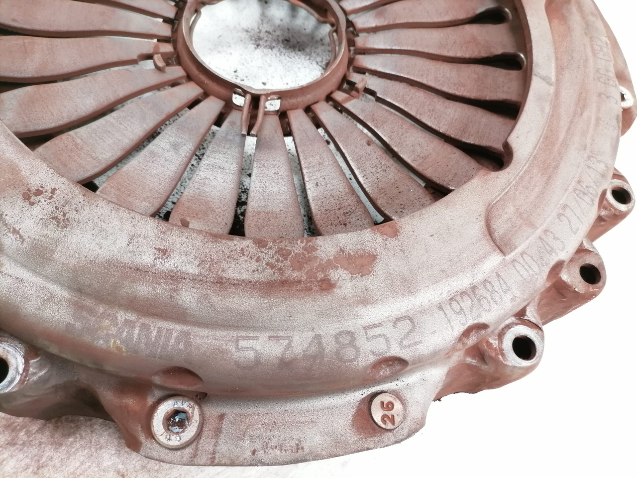 Scania Clutch cover 574852 - Clutch and parts for Truck: picture 4 Scania Clutch cover 574852 - Clutch and parts for Truck: picture 4