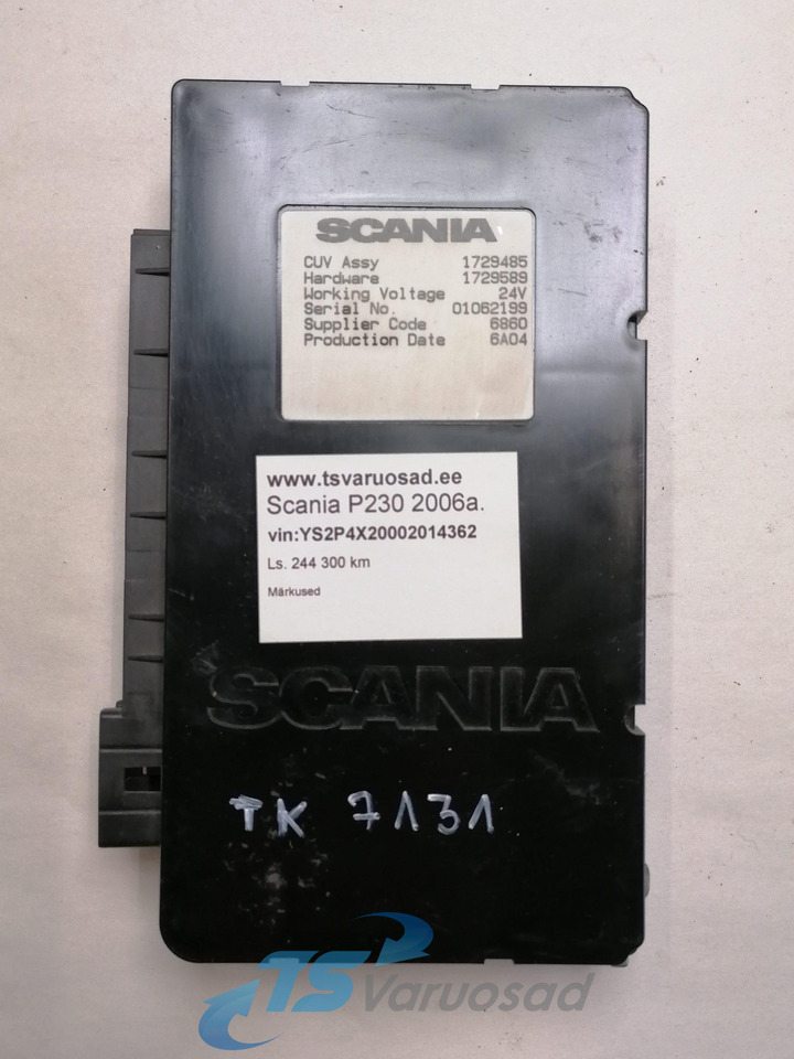 Scania Ecu, VIS 1729485 - ECU for Truck: picture 1 Scania Ecu, VIS 1729485 - ECU for Truck: picture 1