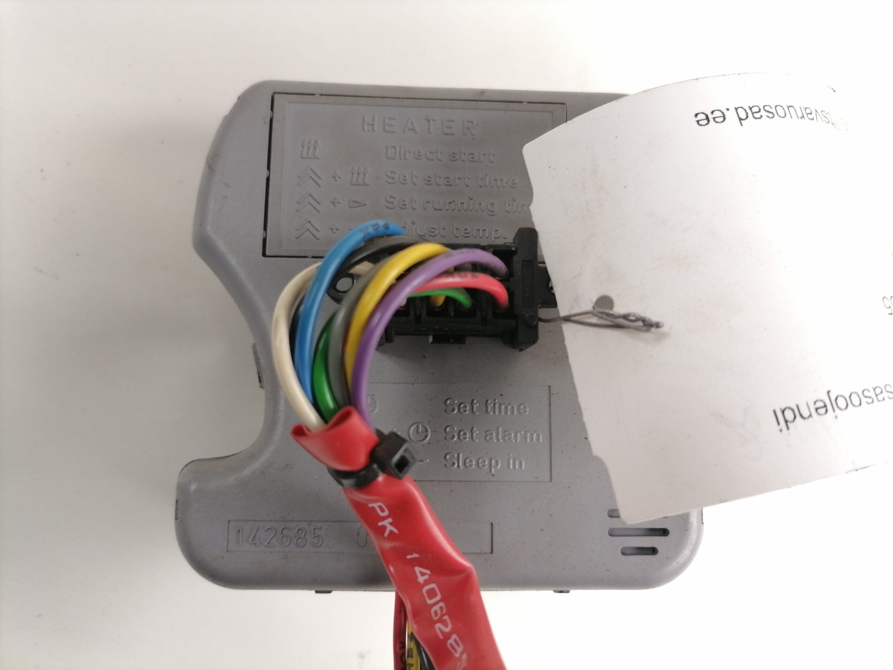 Scania Switch, heater 142685 - Heating/ Ventilation for Truck: picture 4 Scania Switch, heater 142685 - Heating/ Ventilation for Truck: picture 4