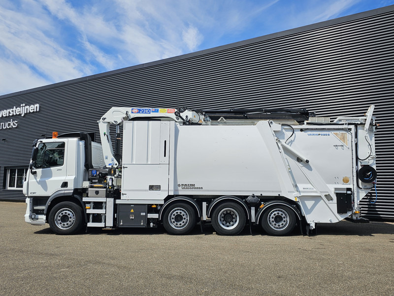 DAF CF 410 8X2/6 FAUN / BEKKER LAGRAM 16m3 / WAS INSTALLATIE - Refuse truck: picture 2 DAF CF 410 8X2/6 FAUN / BEKKER LAGRAM 16m3 / WAS INSTALLATIE - Refuse truck: picture 2