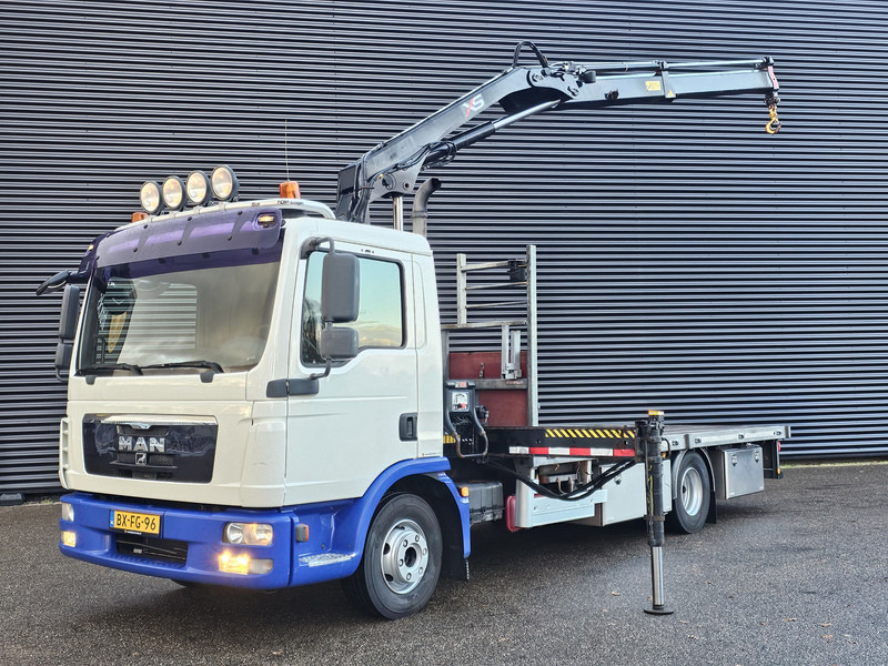 MAN TGL 12.220 / HIAB CRANE / MACHINE TRANSPORT - Crane truck: picture 1 MAN TGL 12.220 / HIAB CRANE / MACHINE TRANSPORT - Crane truck: picture 1