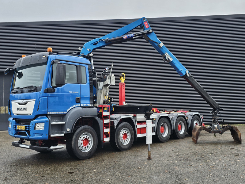 MAN TGS 47.440 BBL / 10X4 HOOKLIFT + Z CRANE - Hook lift truck, Crane truck: picture 3 MAN TGS 47.440 BBL / 10X4 HOOKLIFT + Z CRANE - Hook lift truck, Crane truck: picture 3
