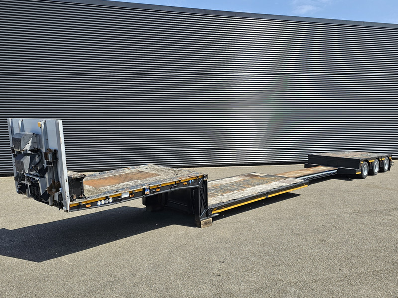 MEUSBURGER MPG 3 / LOW BED / EXTENDABLE / 3 x STEERING AXLE - Low loader semi-trailer: picture 1 MEUSBURGER MPG 3 / LOW BED / EXTENDABLE / 3 x STEERING AXLE - Low loader semi-trailer: picture 1
