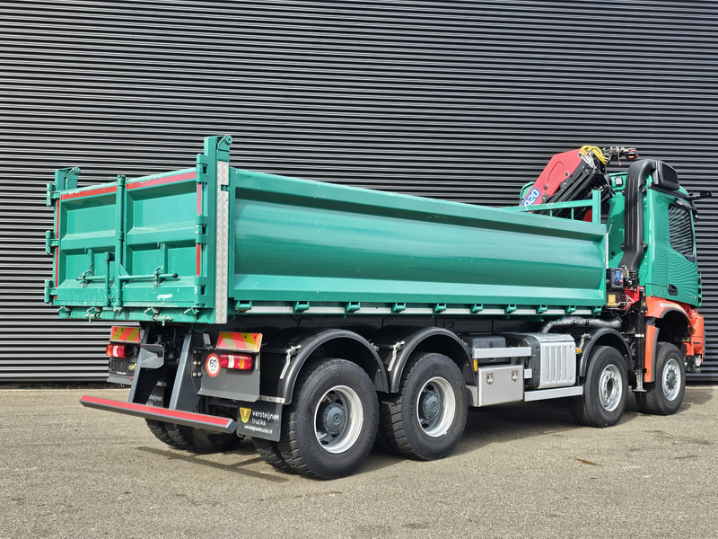 Mercedes-Benz AROCS 4145 / 8X6 / TIPPER + HMF CRANE - Crane truck: picture 3 Mercedes-Benz AROCS 4145 / 8X6 / TIPPER + HMF CRANE - Crane truck: picture 3