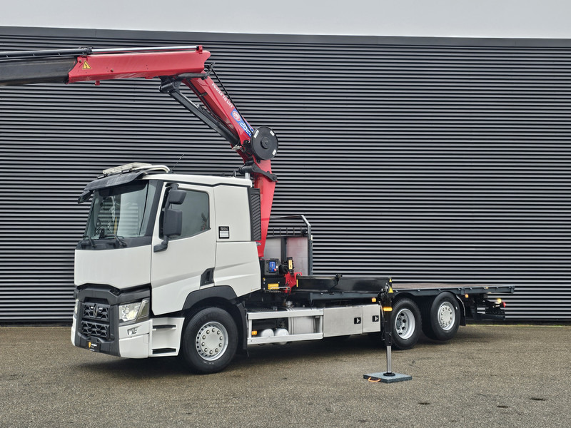 Renault T-430 / 6X2 / HMF 26TM / CRANE / GRUE - Crane truck: picture 5 Renault T-430 / 6X2 / HMF 26TM / CRANE / GRUE - Crane truck: picture 5