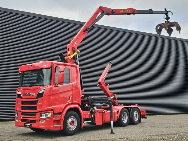 Scania R520 V8 6x2/4 / EPSILON CRANE + HOOKLIFT - Hook lift truck, Crane truck: picture 1 Scania R520 V8 6x2/4 / EPSILON CRANE + HOOKLIFT - Hook lift truck, Crane truck: picture 1