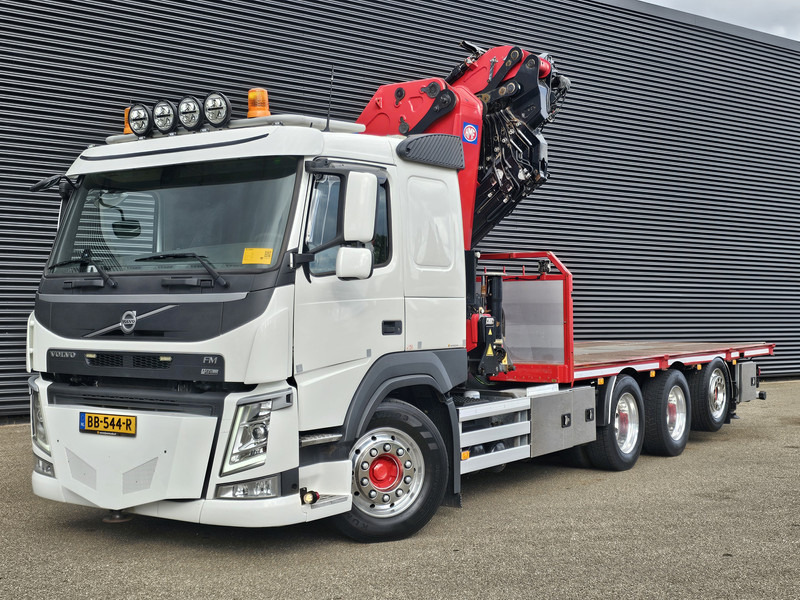 Dropside/ Flatbed truck, Crane truck Volvo FM 500 8x4*4 / HMF 5020 K6 + JIB K4 / CRANE - KRAN: picture 14