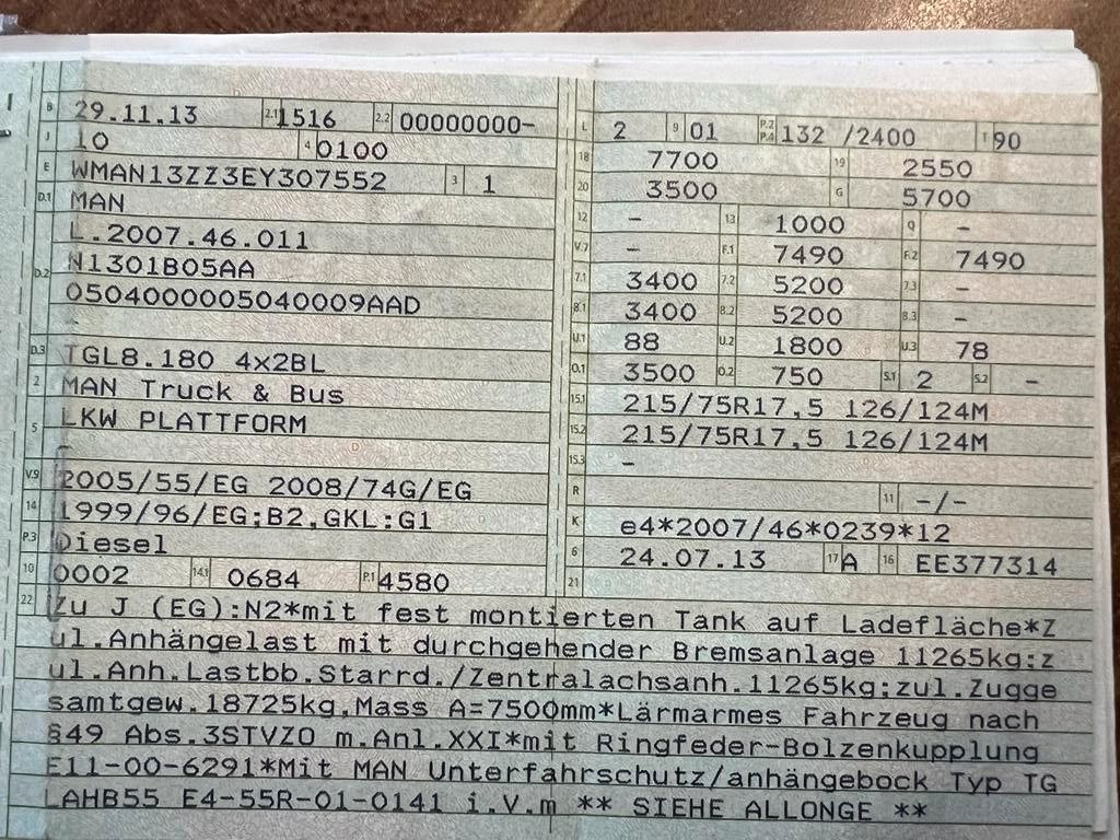 MAN 8.180 4X2 offene Pritsche MAN 8.180 4X2 offene Pritsche - Open body delivery van: picture 2 MAN 8.180 4X2 offene Pritsche MAN 8.180 4X2 offene Pritsche - Open body delivery van: picture 2