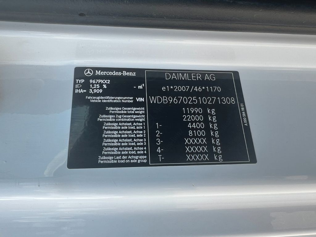 Mercedes-Benz 1221 4X2 offene Pritsche - Dropside/ Flatbed truck: picture 3 Mercedes-Benz 1221 4X2 offene Pritsche - Dropside/ Flatbed truck: picture 3