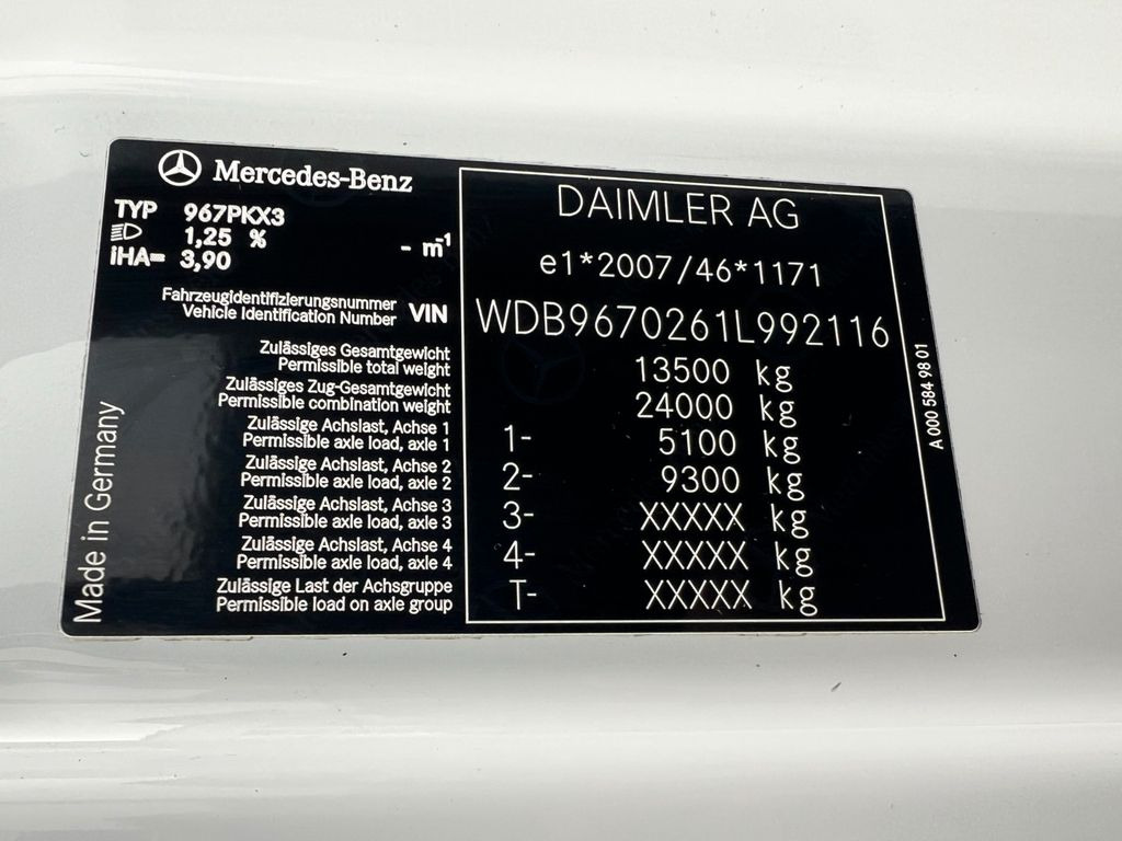 Mercedes-Benz 1324 4X2 Koffer Plane 6 to. Hebebühne - Curtain side truck: picture 2 Mercedes-Benz 1324 4X2 Koffer Plane 6 to. Hebebühne - Curtain side truck: picture 2