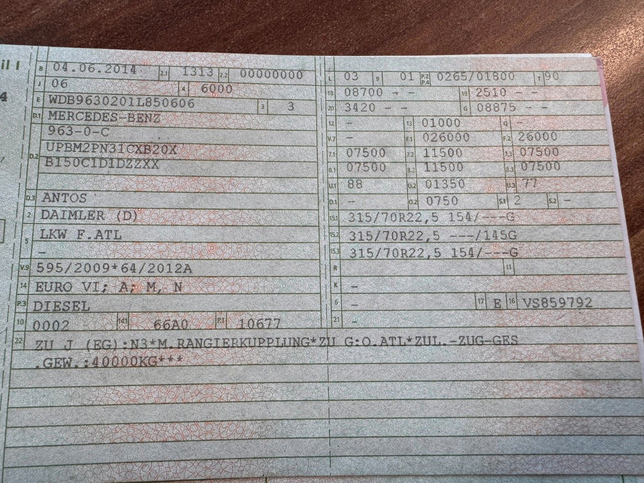 Mercedes-Benz 2536 ADR Valid & kipphydraulik für Gastank - Tanker truck: picture 2 Mercedes-Benz 2536 ADR Valid & kipphydraulik für Gastank - Tanker truck: picture 2