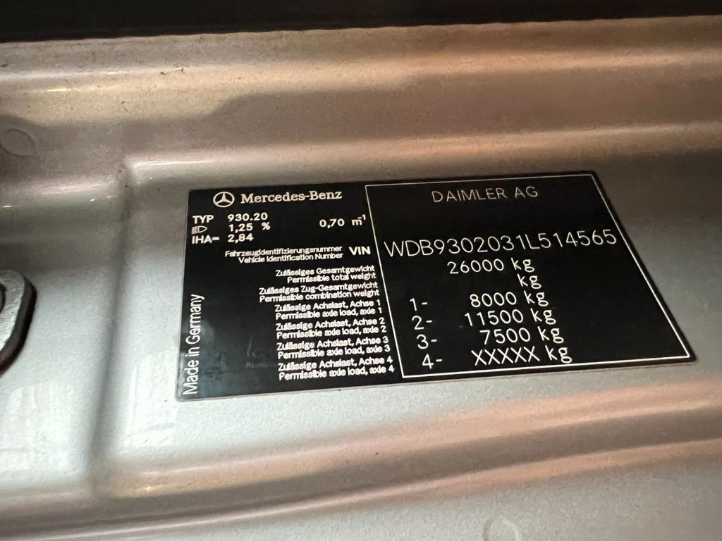 Mercedes-Benz 2541 6X2 VDL Abroller mit Hydr. Verriegelung - Hook lift truck: picture 3 Mercedes-Benz 2541 6X2 VDL Abroller mit Hydr. Verriegelung - Hook lift truck: picture 3