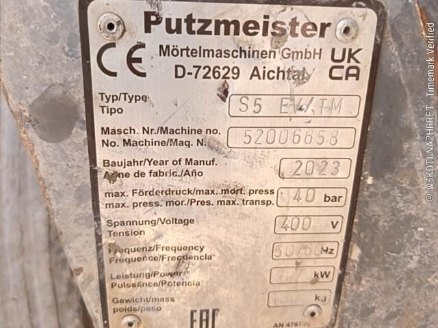 Putzmeister S5 EV TM - Concrete pump truck: picture 2 Putzmeister S5 EV TM - Concrete pump truck: picture 2