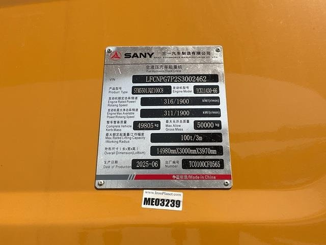 Sany STC1000C5-8 - Crawler crane: picture 5 Sany STC1000C5-8 - Crawler crane: picture 5