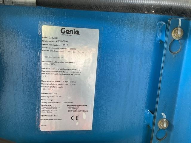 Genie Z-80/60 - Articulated boom lift: picture 5 Genie Z-80/60 - Articulated boom lift: picture 5