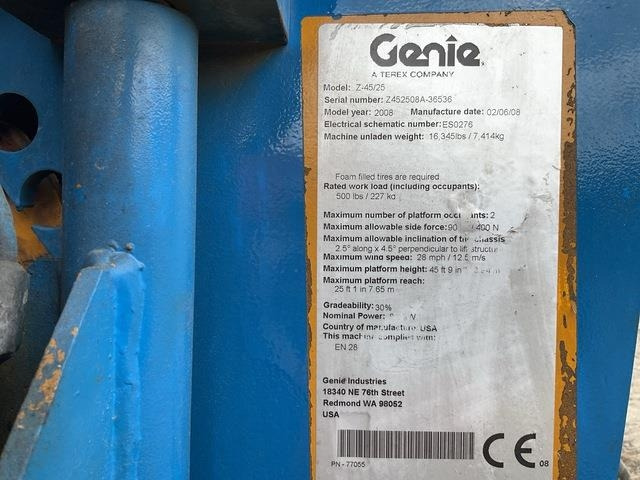 Genie Z45/25 - Articulated boom lift: picture 5 Genie Z45/25 - Articulated boom lift: picture 5