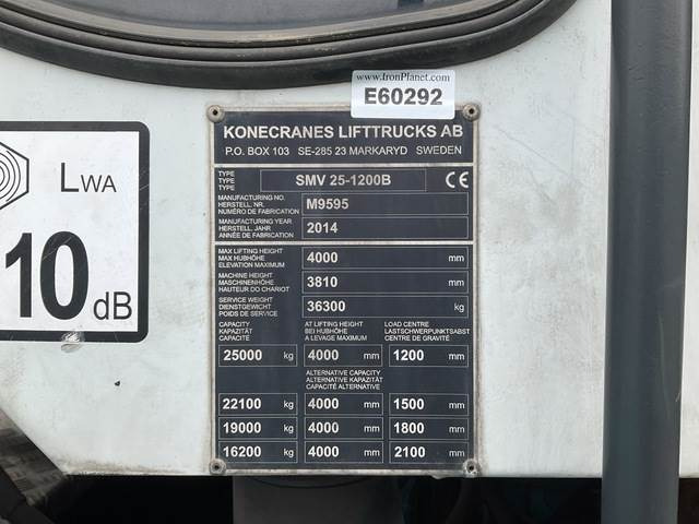 Konecrane SMV 25-1200B - Diesel forklift: picture 5 Konecrane SMV 25-1200B - Diesel forklift: picture 5