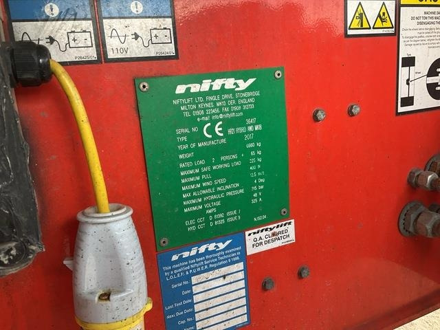 Niftylift HR21 - Articulated boom lift: picture 5 Niftylift HR21 - Articulated boom lift: picture 5