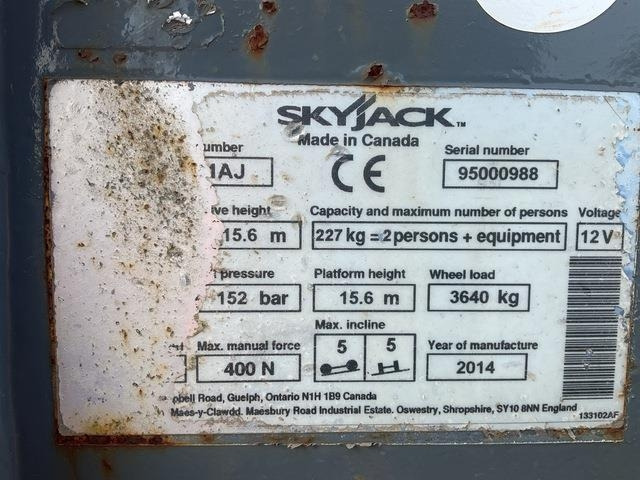 SkyJack SJ51AJ - Articulated boom lift: picture 5 SkyJack SJ51AJ - Articulated boom lift: picture 5