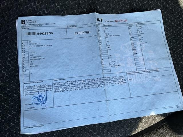 Truck mounted aerial platform Scania P410LB: picture 19