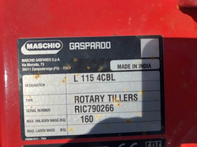 Maschio Gaspardo L115 4CBL - Rotavator: picture 5 Maschio Gaspardo L115 4CBL - Rotavator: picture 5