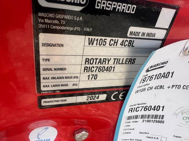 Maschio Gaspardo W105 CH 4CBL - Rotavator: picture 5 Maschio Gaspardo W105 CH 4CBL - Rotavator: picture 5