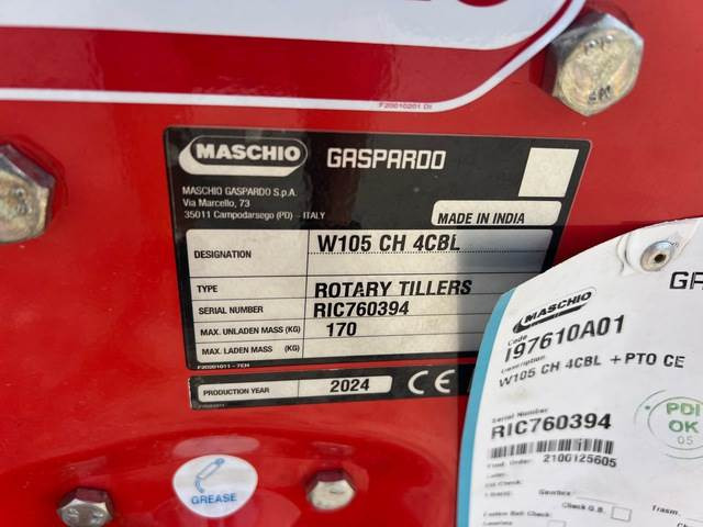Maschio Gaspardo W105 CH 4CBL - Rotavator: picture 5 Maschio Gaspardo W105 CH 4CBL - Rotavator: picture 5