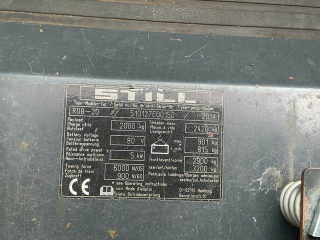 Still R 08-20 - Tow tractor: picture 5 Still R 08-20 - Tow tractor: picture 5