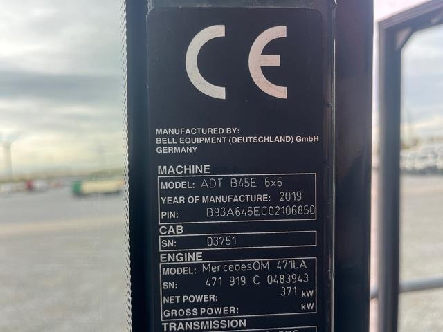 Bell B45E - Articulated dump truck: picture 5 Bell B45E - Articulated dump truck: picture 5