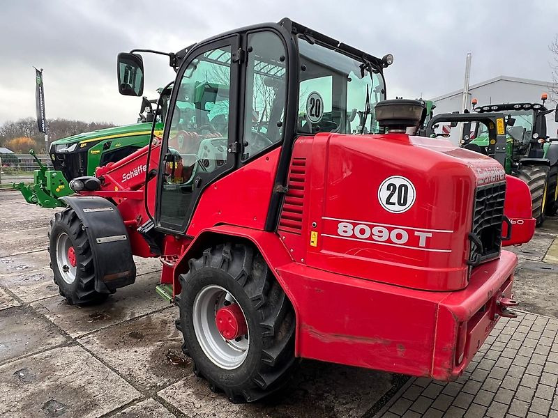 Telescopic wheel loader Schäffer 8090T Kabine Teleskopradlader Weidemann-HV: picture 7
