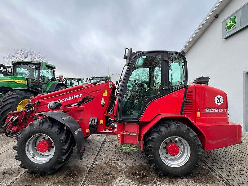 Telescopic wheel loader Schäffer 8090T Kabine Teleskopradlader Weidemann-HV: picture 8