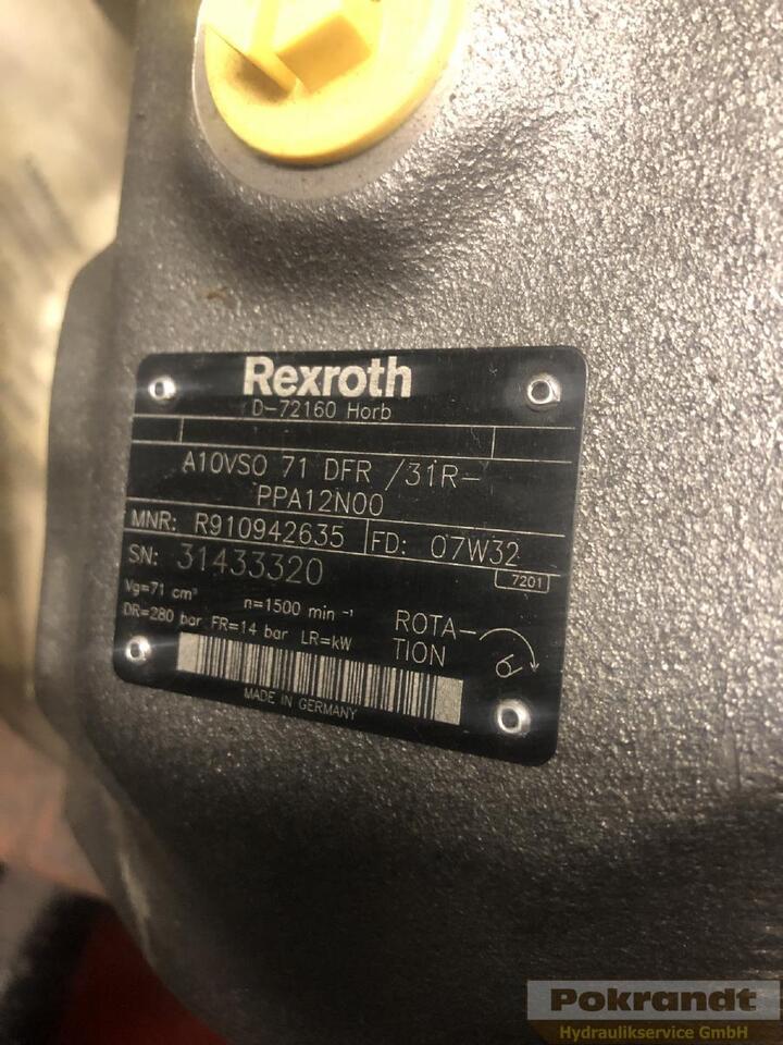 Rexroth A10VSO71DFR 31R PPA12N00 - Hydraulic pump: picture 2 Rexroth A10VSO71DFR 31R PPA12N00 - Hydraulic pump: picture 2
